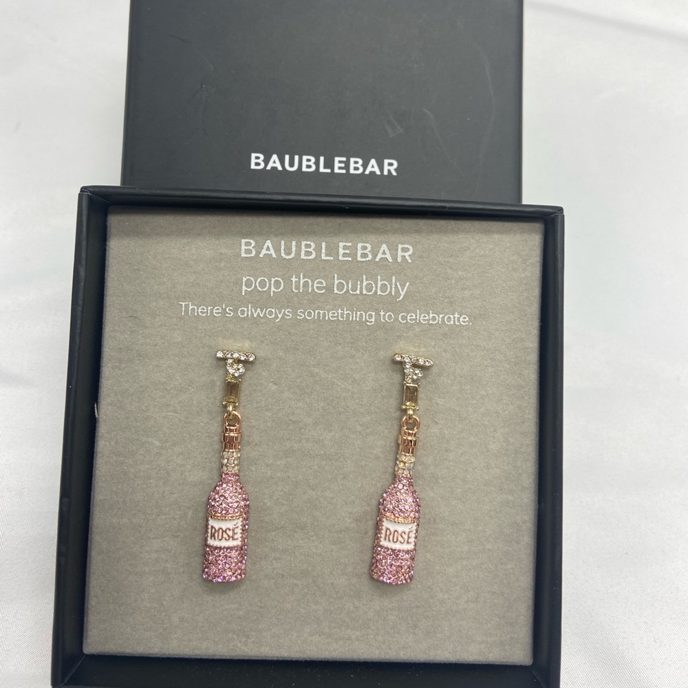 Baublebar “Pop The Bubbly” Earrings NWT